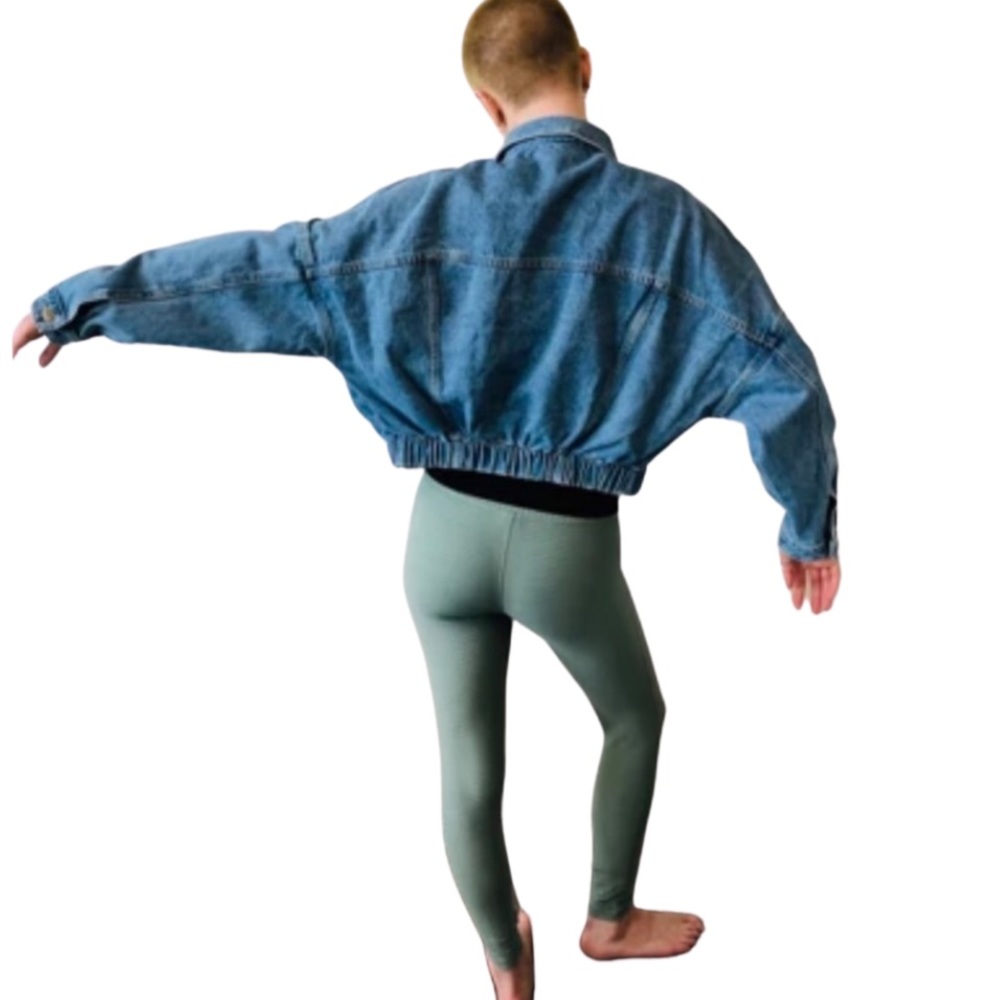 Mono B Denim Cropped Jacket Multiple Sizes NWT - Picture 4 of 7